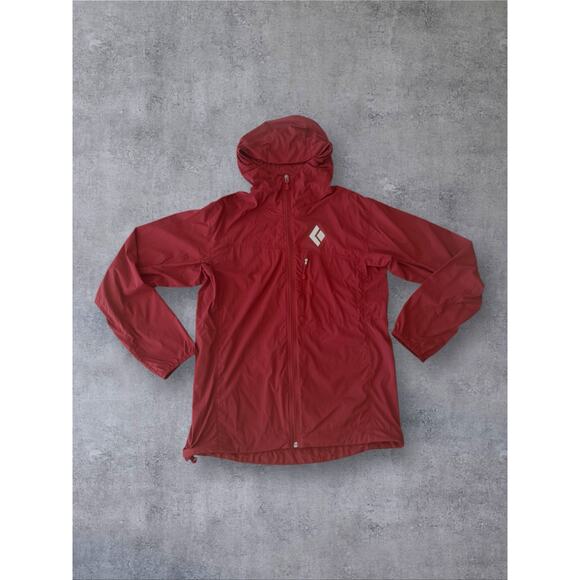 Black Diamond Ultralight Hoody Jacket Men’s Medium Red Athleisure Activewear - Picture 1 of 12